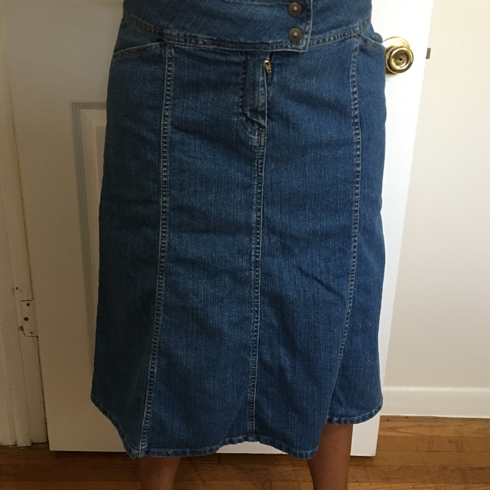 KIKIT JEANS A-line Denim Skirt